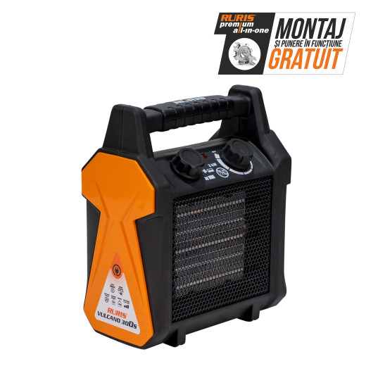 Elektrické topení s ventilátorem RURIS VULCANO 300 S